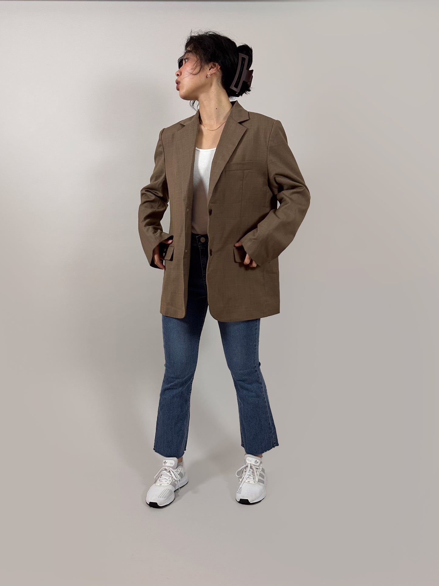 Blazer - khaki